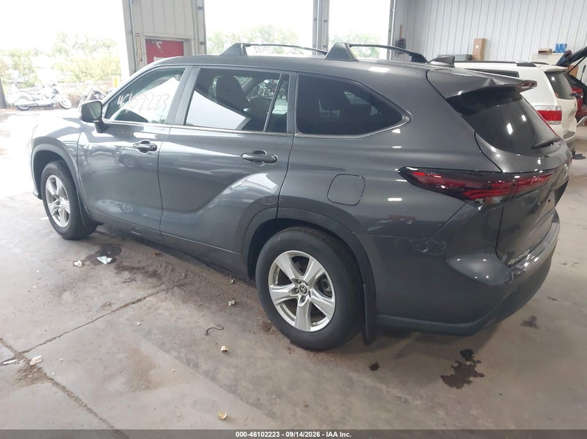 Vin: 5tdkdrbh2rs541310, lot: 46601881, toyota highlander le 20243