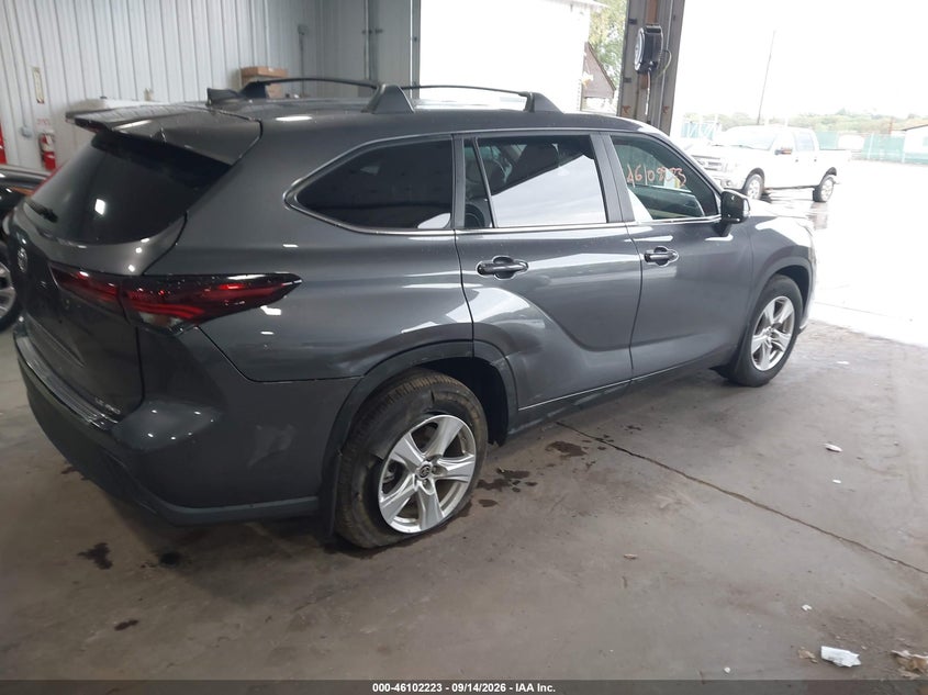 Vin: 5tdkdrbh2rs541310, lot: 46601881, toyota highlander le 20244