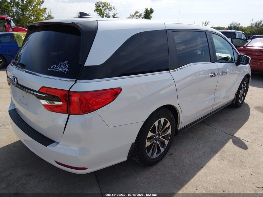 Vin: 5fnrl6h73mb040115, lot: 46601890, honda odyssey ex-l 20214