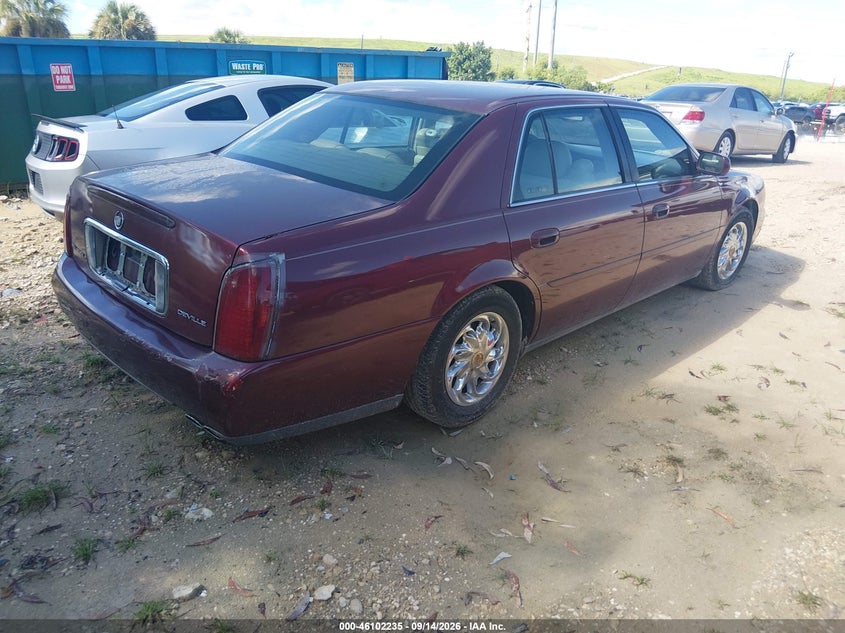 CADILLAC DEVILLE 2002 VIN 1G6KD54Y32U215087