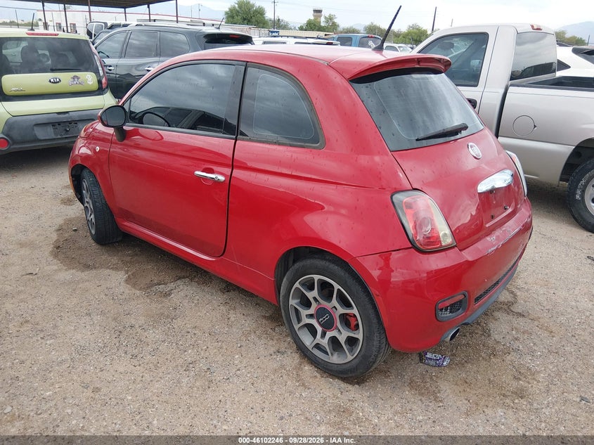 FIAT 500 2015 VIN 3C3CFFBR9FT709973