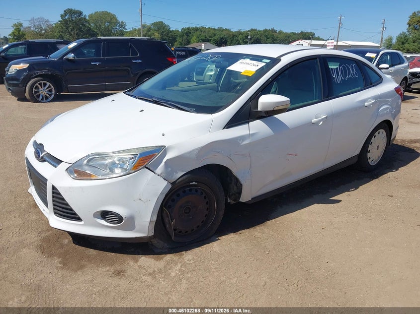 Vin: 1fadp3f22el224311, lot: 46601926, ford focus se 20142