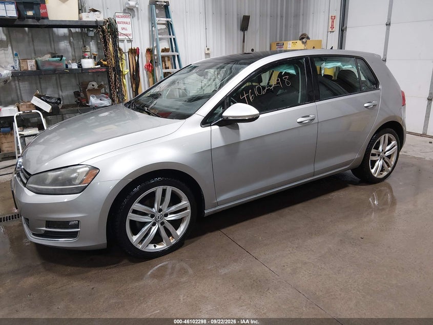 Vin: 3vw217auxfm006052, lot: 46601956, volkswagen golf tsi sel 4-door 20152