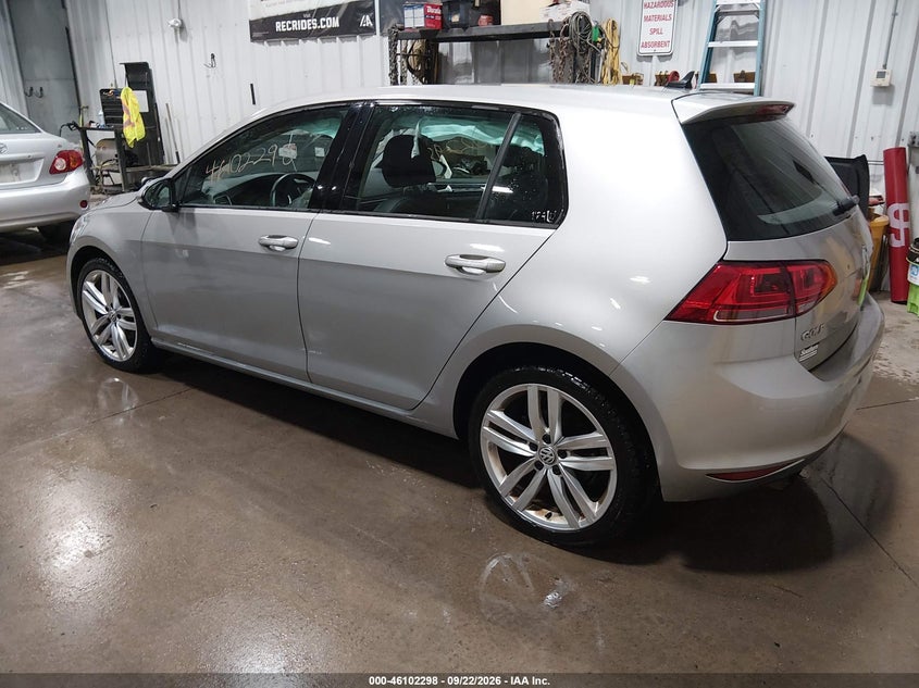 Vin: 3vw217auxfm006052, lot: 46601956, volkswagen golf tsi sel 4-door 20153