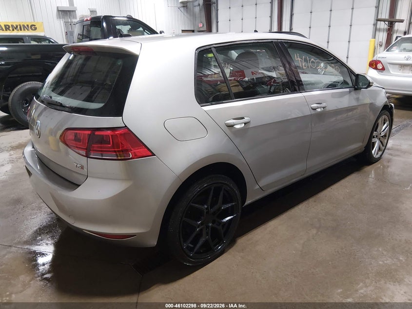 Vin: 3vw217auxfm006052, lot: 46601956, volkswagen golf tsi sel 4-door 20154