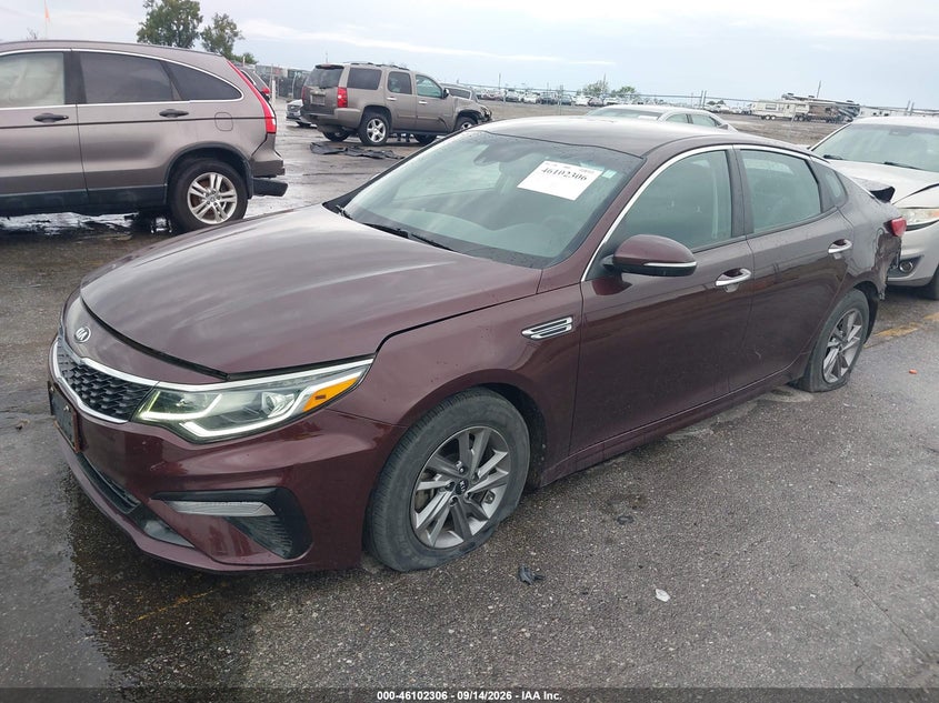 Vin: 5xxgt4l39kg340090, lot: 46601964, kia optima lx 20192