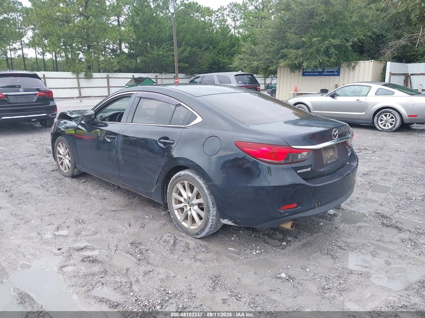 Vin: jm1gj1u51g1442457, lot: 46601995, mazda mazda6 i sport 20163
