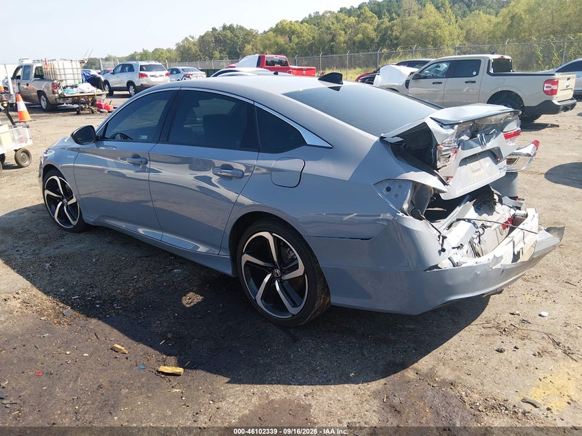 Vin: 1hgcv3f24na044269, lot: 46601997, honda accord hybrid sport 20223