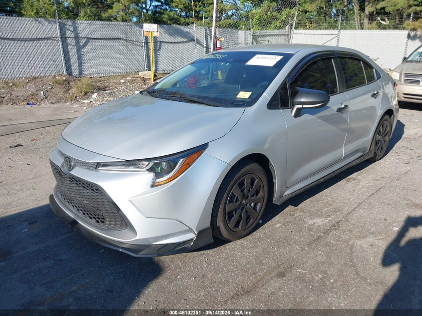 Vin: 5yfepmae5mp262918, lot: 46602009, toyota corolla le 20212