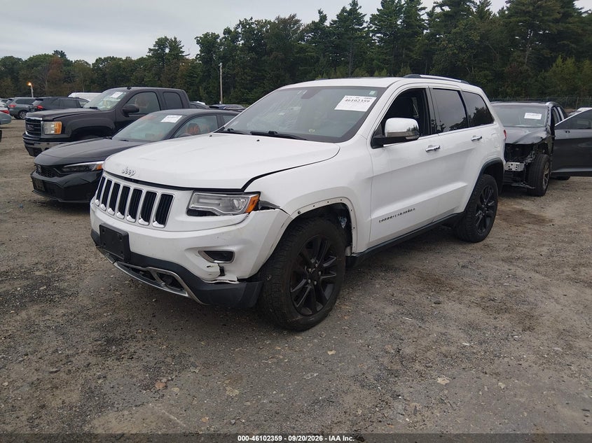 Vin: 1c4rjfbg7ec533941, lot: 46602018, jeep grand cherokee limited 20142