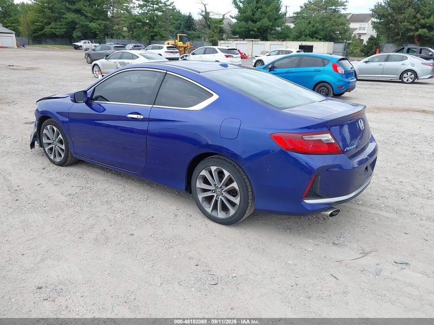 Vin: 1hgct2b83ga006609, lot: 46602026, honda accord ex-l v-6 20163