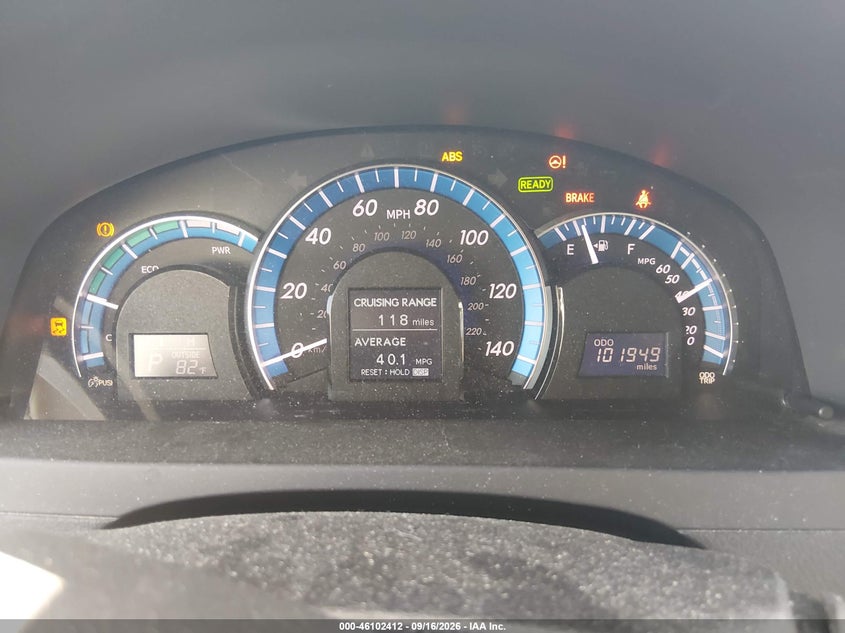 2013 TOYOTA CAMRY HYBRID auction photo 7