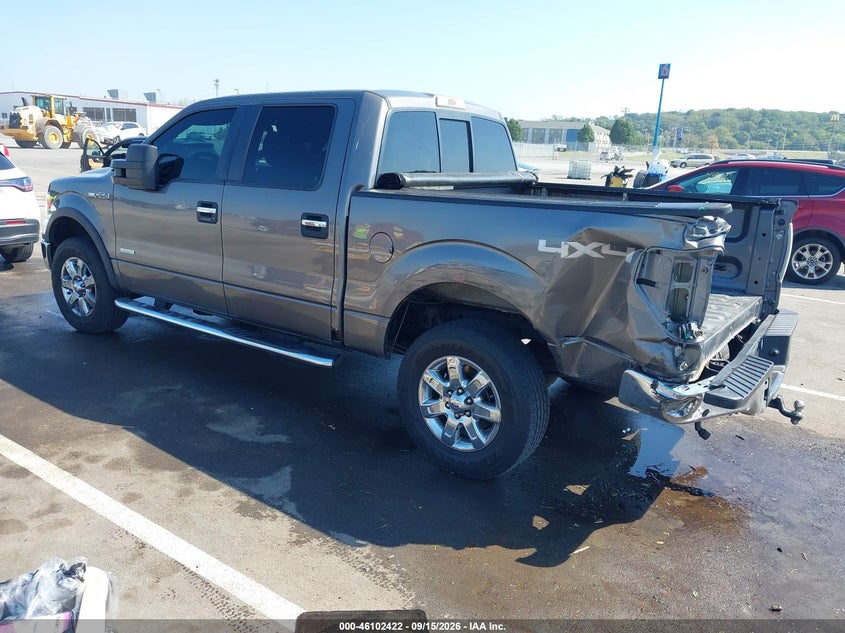 Vin: 1ftfw1et7dkg04429, lot: 46602080, ford f-150 xlt 20133