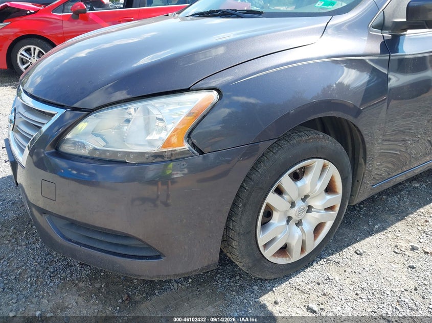 NISSAN SENTRA 2014 VIN 1N4AB7AP3EN855942