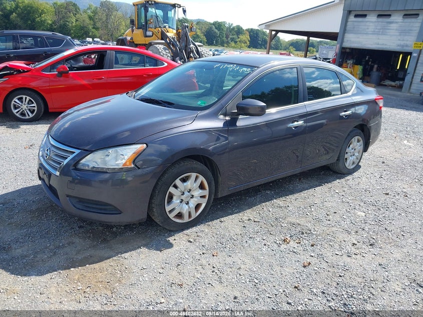 NISSAN SENTRA 2014 VIN 1N4AB7AP3EN855942