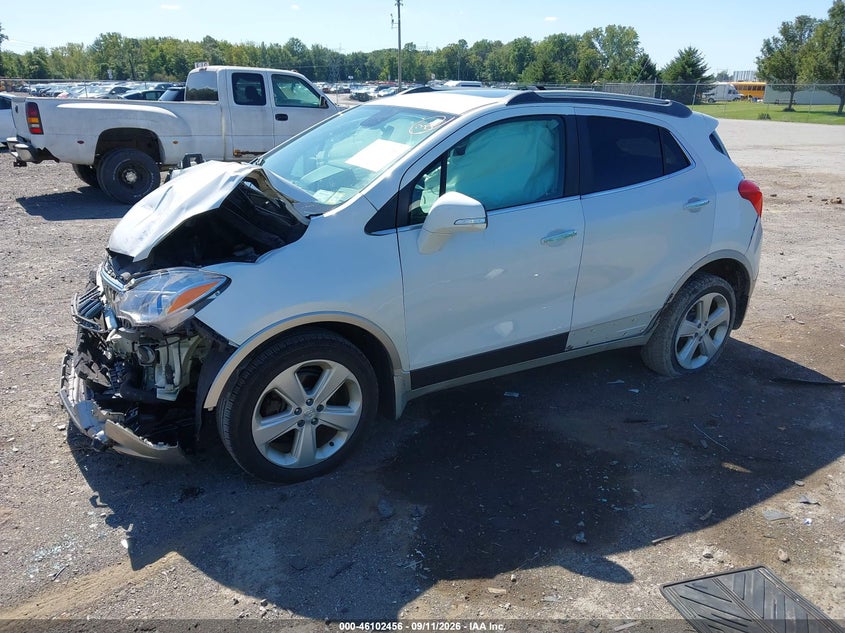 Vin: kl4cjfsb4fb268519, lot: 46602114, buick encore convenience 20152