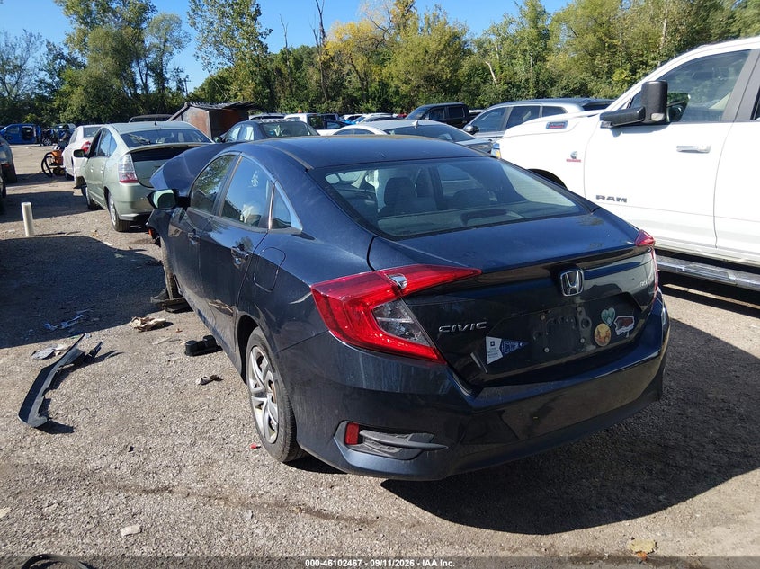 Vin: 19xfc2f5xge067657, lot: 46602125, honda civic lx 20163