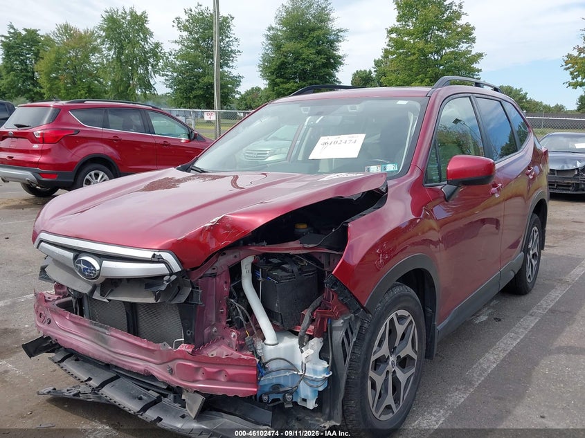Vin: jf2skagc2kh573982, lot: 46602132, subaru forester premium 20192