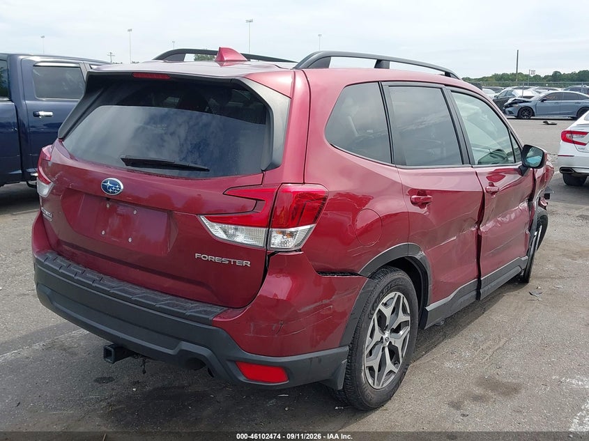 Vin: jf2skagc2kh573982, lot: 46602132, subaru forester premium 20194