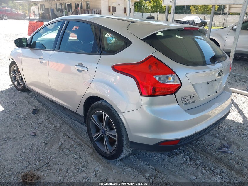 Vin: 1fadp3k21el243566, lot: 46602150, ford focus se 20143