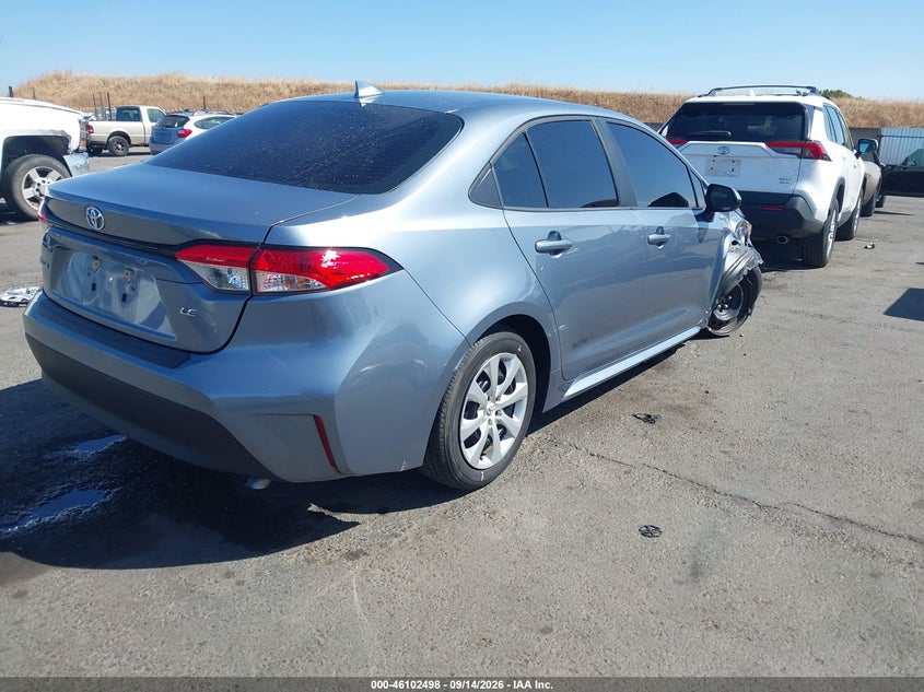 Vin: 5yfb4mde8rp144831, lot: 46602156, toyota corolla le 20244