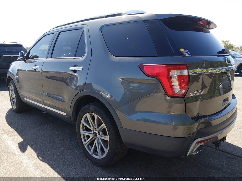 Vin: 1fm5k8f87hgc69929, lot: 46602191, ford explorer limited 20173