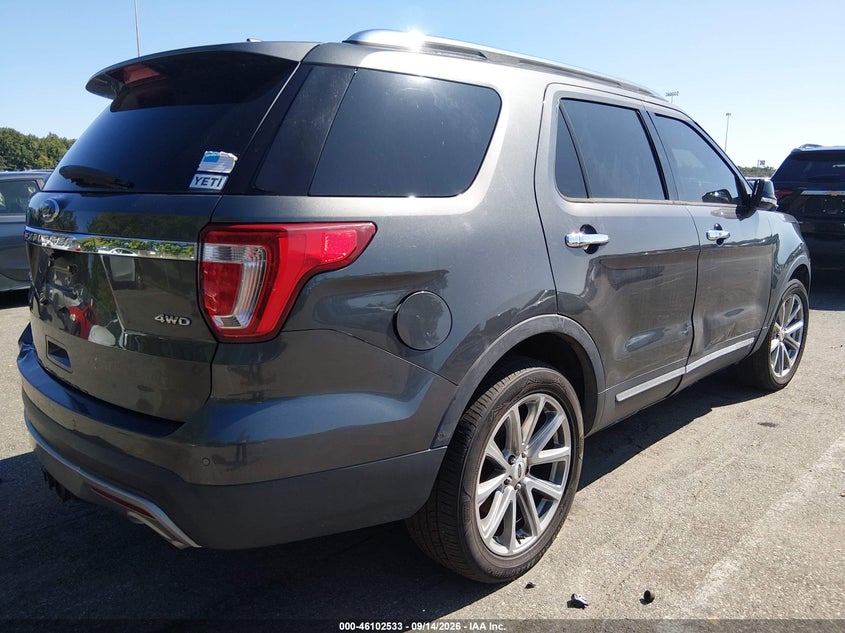 Vin: 1fm5k8f87hgc69929, lot: 46602191, ford explorer limited 20174