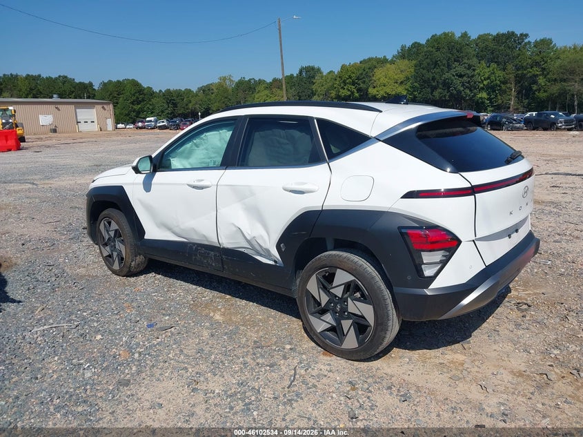 Vin: km8heca34su187443, lot: 46602192, hyundai kona limited 20253