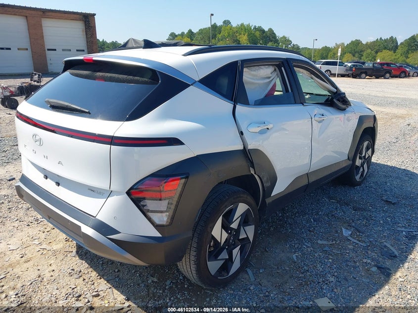 Vin: km8heca34su187443, lot: 46602192, hyundai kona limited 20254