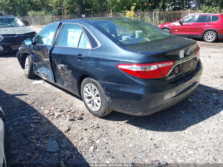 Vin: 4t4bf1fk7fr449815, lot: 46602202, toyota camry le 20153