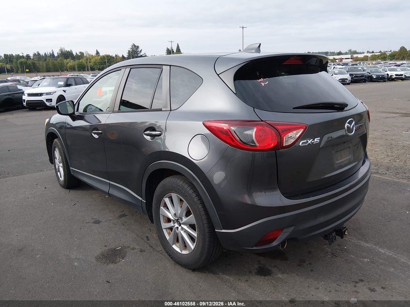 Vin: jm3ke2cy4f0493964, lot: 46602216, mazda cx-5 touring 20153