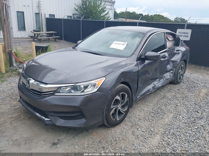 Vin: 1hgcr2f45ga235685, lot: 46602238, honda accord lx 20162