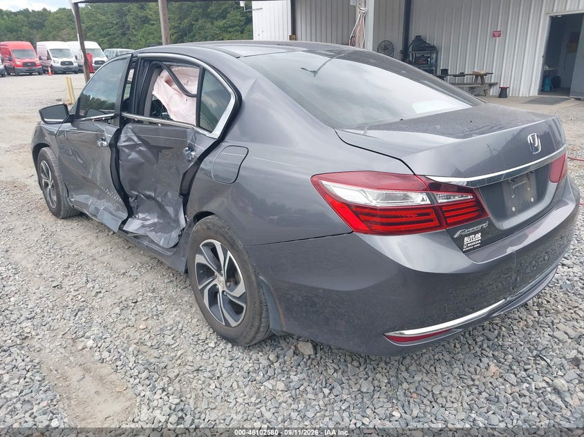 Vin: 1hgcr2f45ga235685, lot: 46602238, honda accord lx 20163