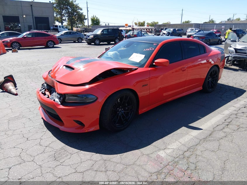 Vin: 2c3cdxgjxhh583813, lot: 46602239, dodge charger daytona 392 rwd 20172