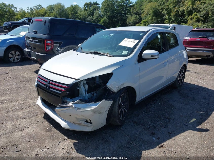 Vin: ml32awhj7nh002717, lot: 46602241, mitsubishi mirage se 20222