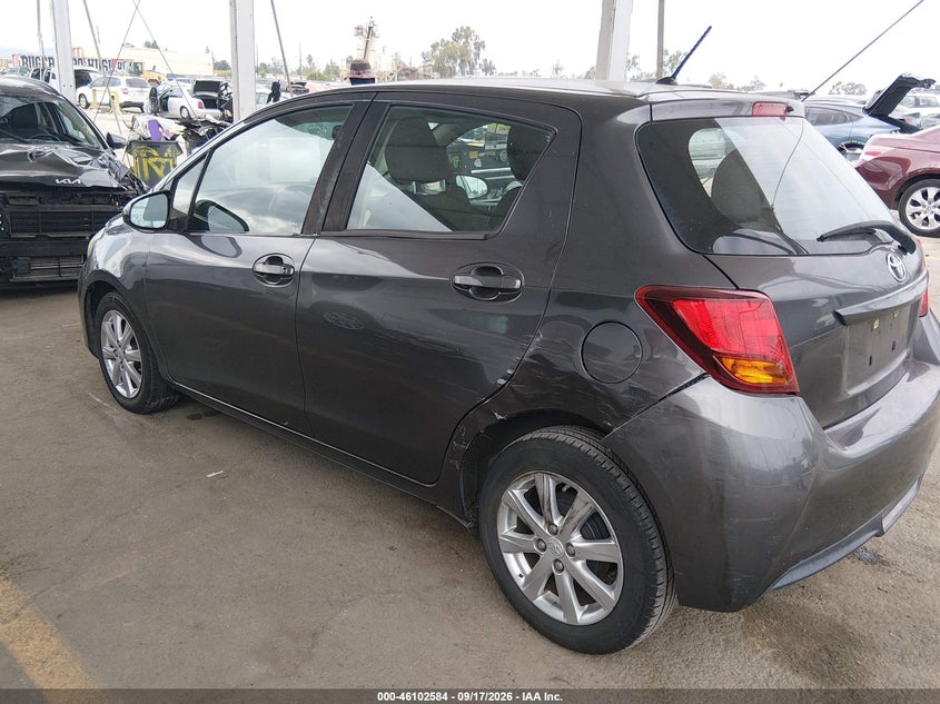 Vin: vnkktud32ga061342, lot: 46602242, toyota yaris le 20163