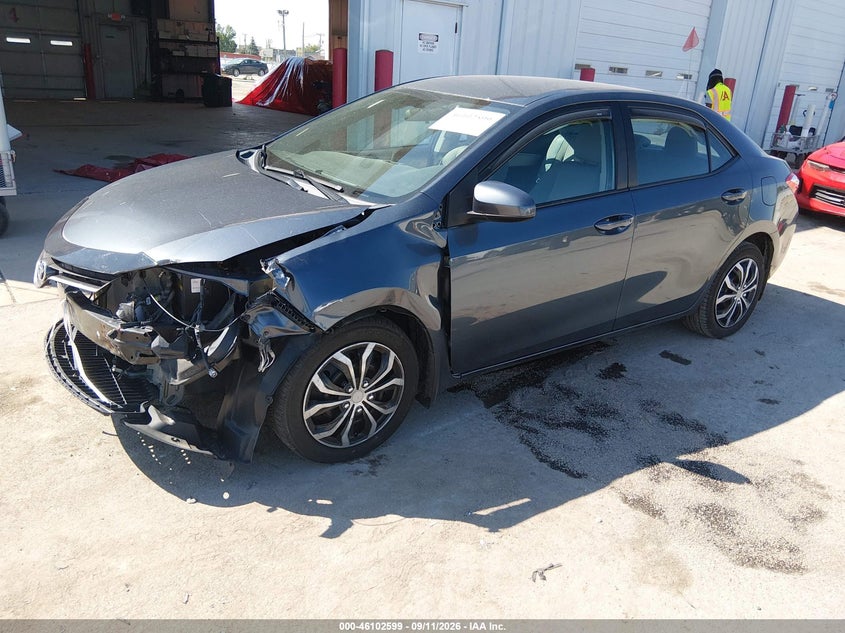 Vin: 2t1burhe2gc501974, lot: 46602257, toyota corolla le 20162