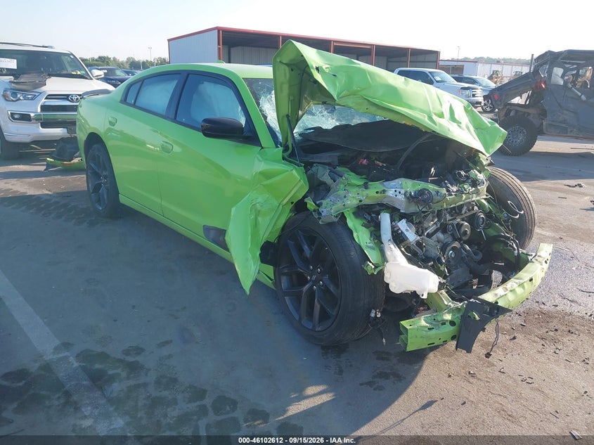 Vin: 2c3cdxbg8ph547208, lot: 46602270, dodge charger sxt 2023 img_1