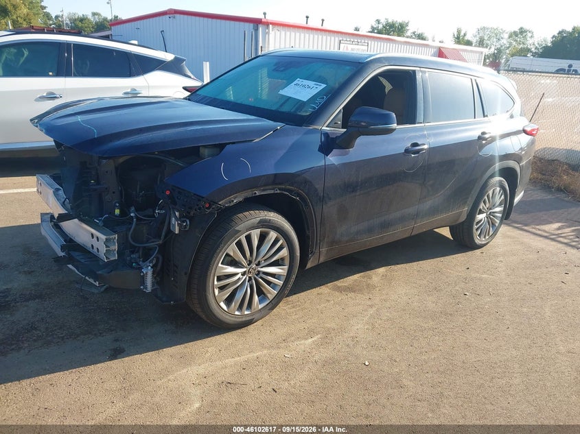 Vin: 5tdfzrbh3ls033695, lot: 46602275, toyota highlander platinum 20202