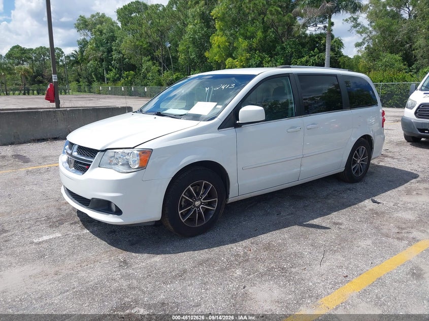 Vin: 2c4rdgcg7hr562413, lot: 46602284, dodge grand caravan sxt 20172