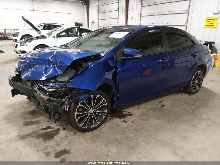 Vin: 5yfburhe1fp307354, lot: 46602288, toyota corolla s plus 20152