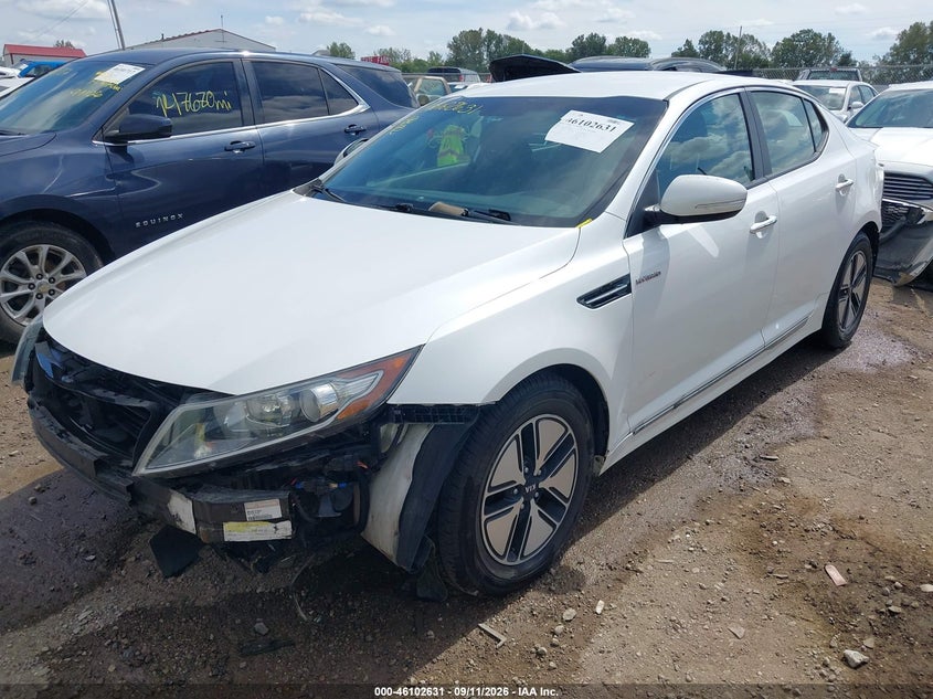 Vin: knagm4ad7d5044336, lot: 46602289, kia optima hybrid lx 20132