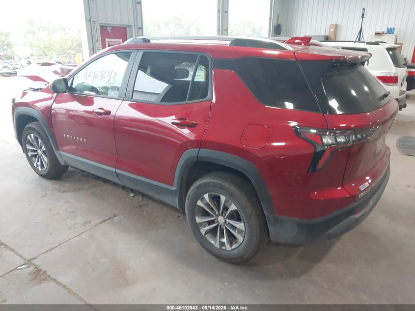 Vin: 3gnaxpeg1sl106906, lot: 46602301, chevrolet equinox awd lt 20253