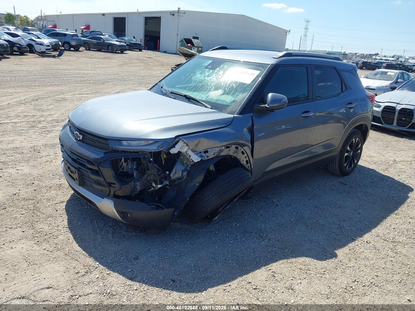 Vin: kl79mpsl8nb023353, lot: 46602306, chevrolet trailblazer fwd lt 20222