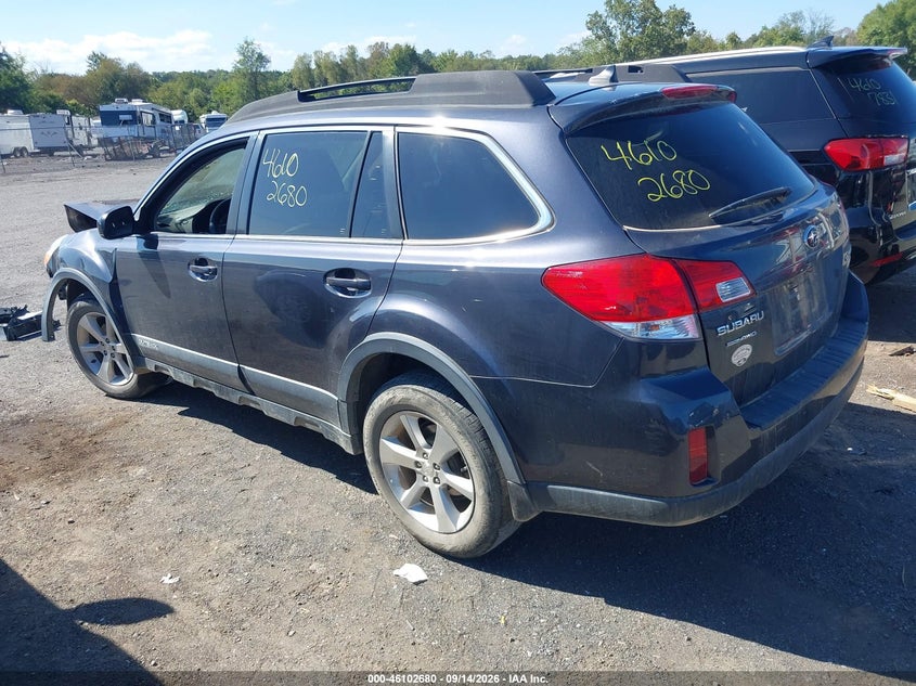 Vin: 4s4brbkc5d3291340, lot: 46602338, subaru outback 2.5i limited 20133