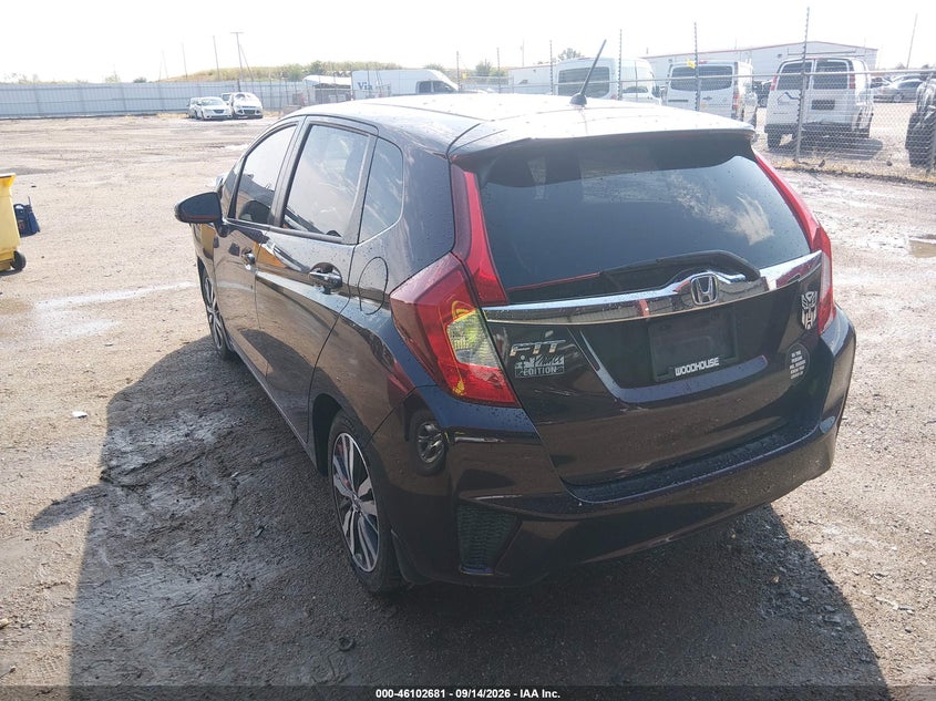 Vin: jhmgk5h71gx033287, lot: 46602339, honda fit ex 20163