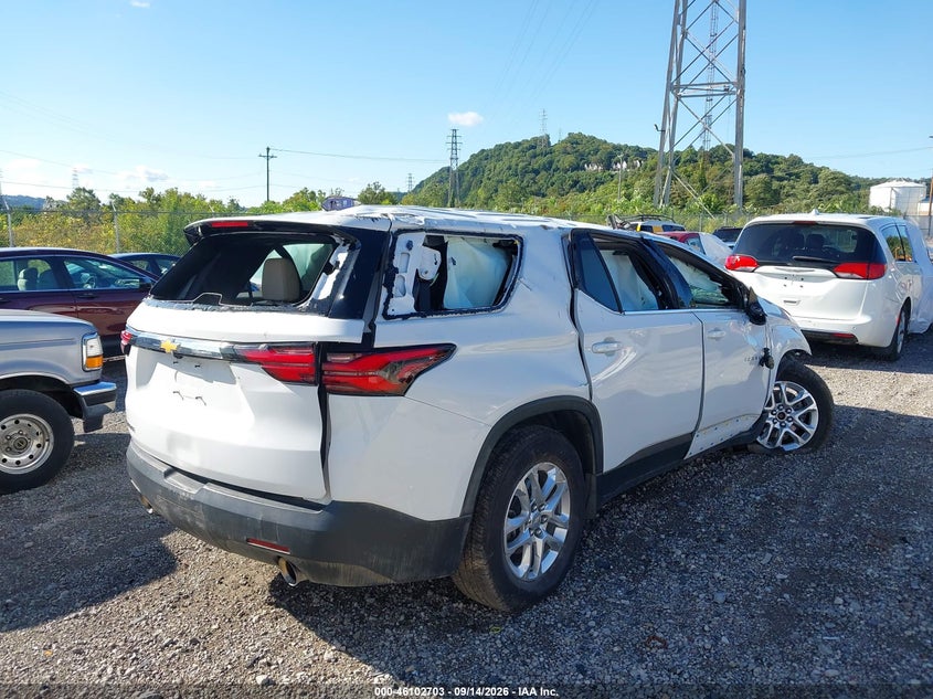 Vin: 1gnerfkw5nj167818, lot: 46602361, chevrolet traverse fwd ls 20224