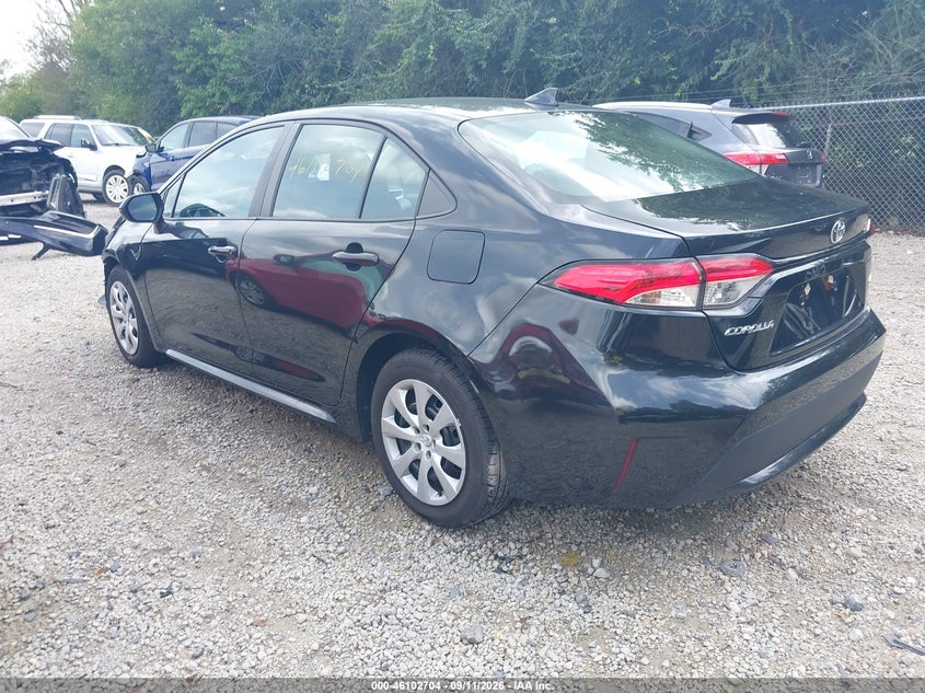 Vin: 5yfepmae0mp237537, lot: 46602362, toyota corolla le 20213