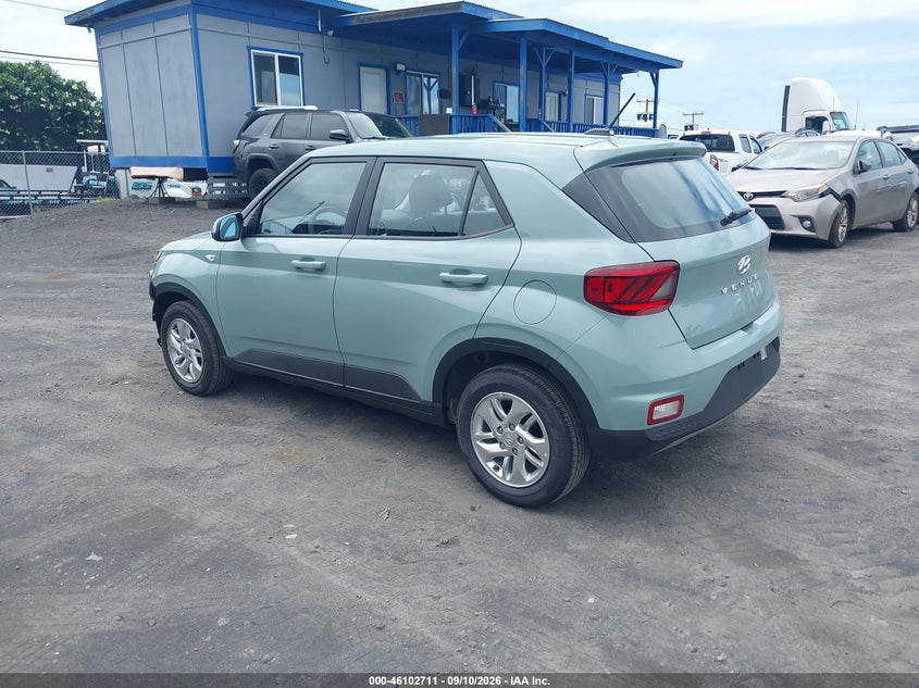 Vin: kmhrb8a37tu481026, lot: 46602368, hyundai venue se 20263