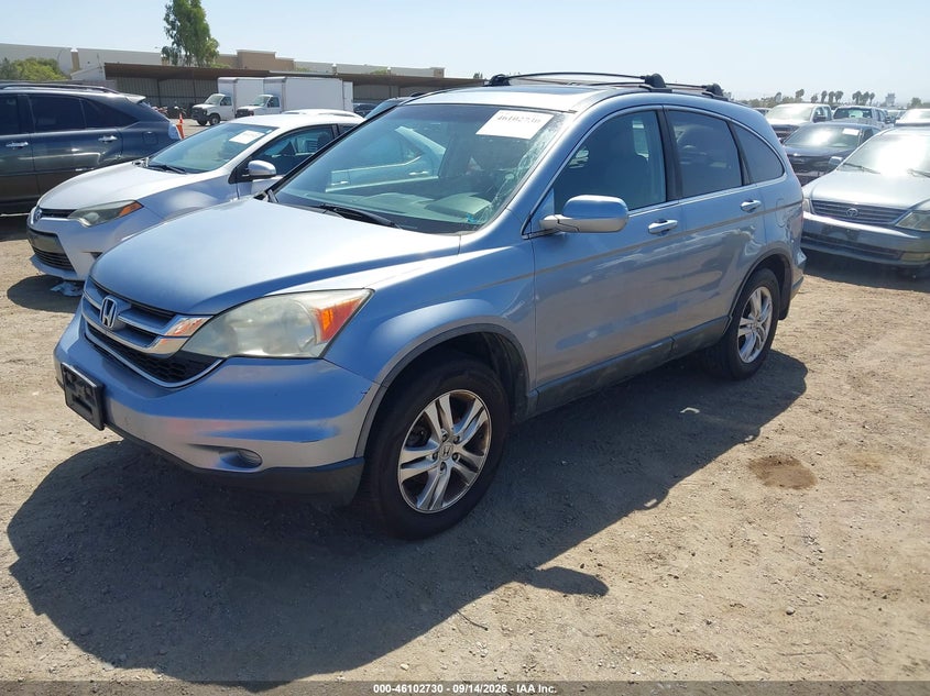Vin: 5j6re3h73al022158, lot: 46602389, honda cr-v ex-l 20102